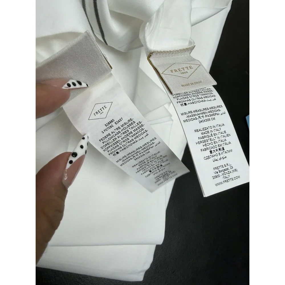FRETTE Cruise QUEEN Flat Sheet +2 Standard Pillowcases